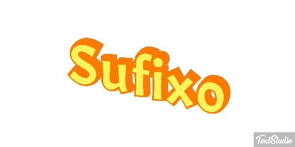 Sufixo Effet de texte