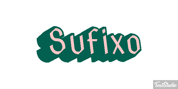 Sufixo Effet de texte