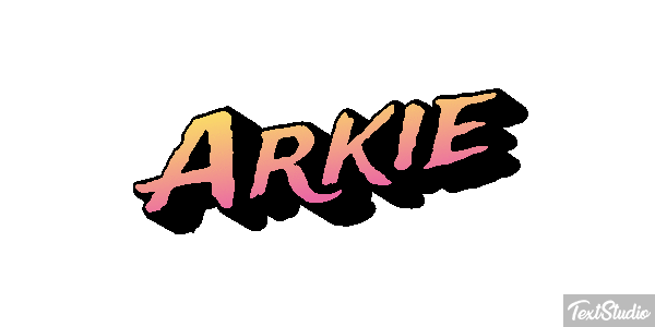 Arkie Text effect