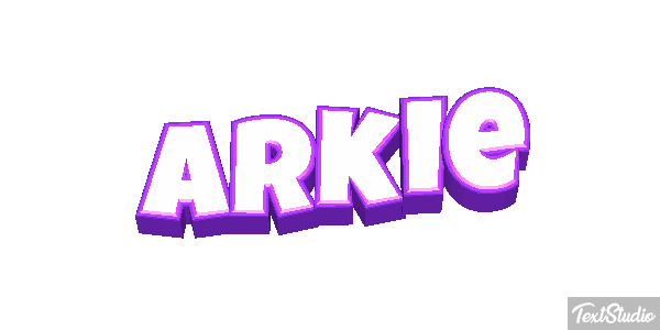 Arkie Text effect