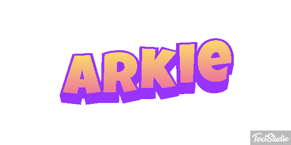 Arkie Text effect