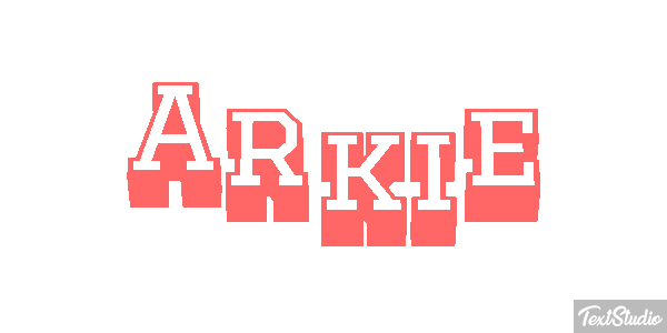 Arkie Text effect