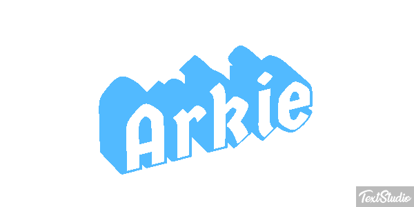 Arkie Text effect