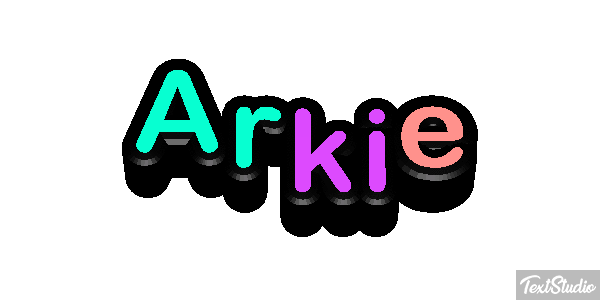 Arkie Text effect