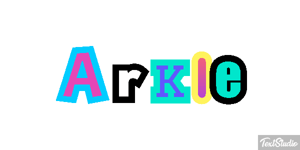 Arkie Text effect
