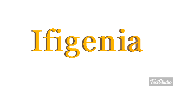 Ifigenia Efekt tekstowy