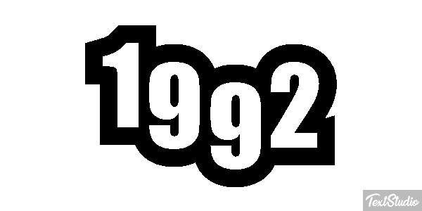 1992 Текстовый эффект