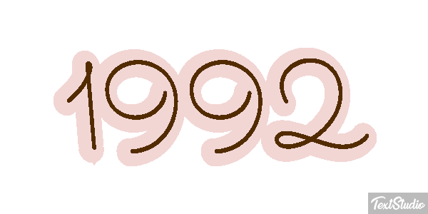 1992 Текстовый эффект