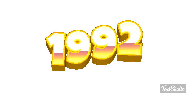 1992 Текстовый эффект