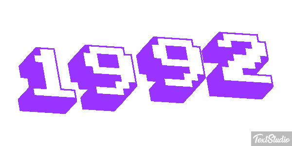 1992 Текстовый эффект