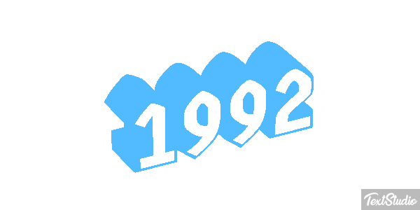 1992 Текстовый эффект