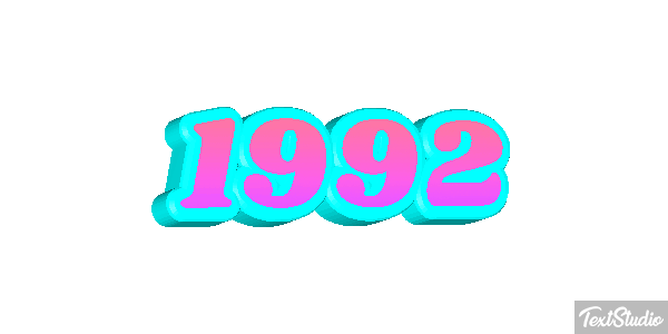 1992 Текстовый эффект