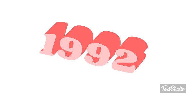1992 Текстовый эффект