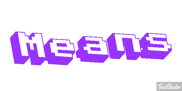 Means Texteffekt