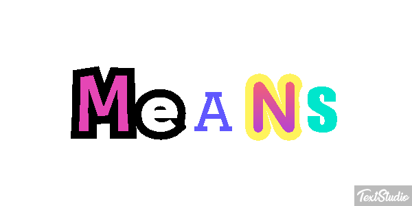 Means Texteffekt