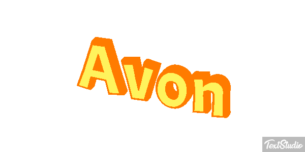Avon Text effect