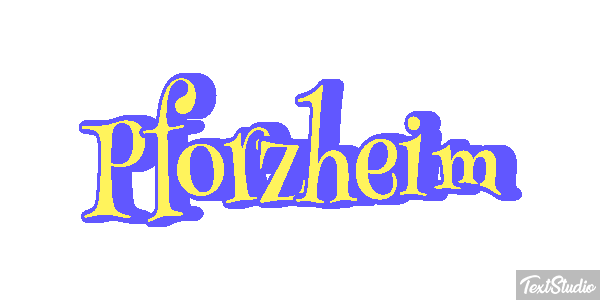 Pforzheim テキスト効果