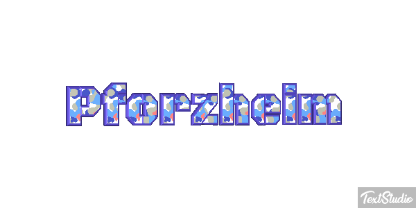 Pforzheim テキスト効果