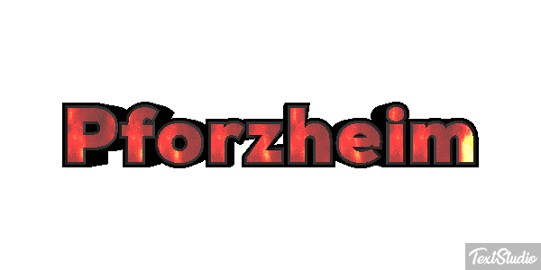 Pforzheim テキスト効果