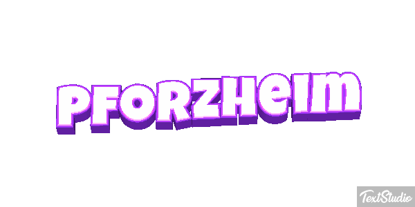 Pforzheim テキスト効果