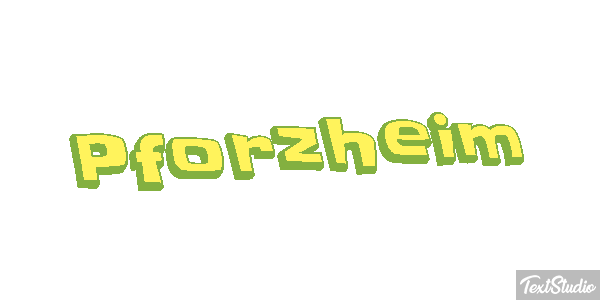 Pforzheim テキスト効果