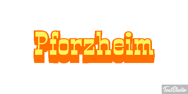 Pforzheim テキスト効果