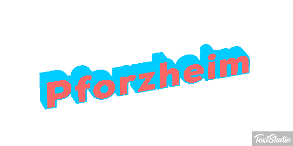 Pforzheim テキスト効果