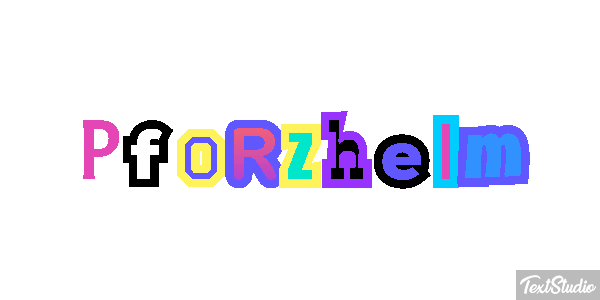 Pforzheim テキスト効果