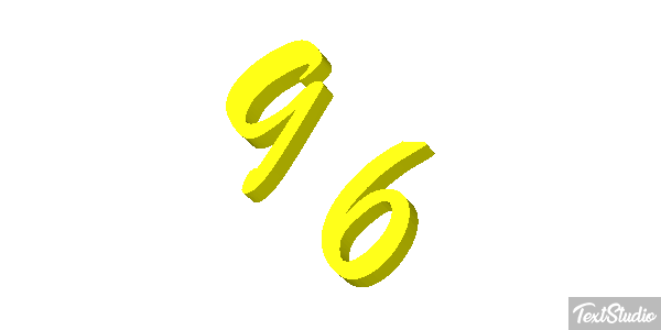 96 Texteffekt