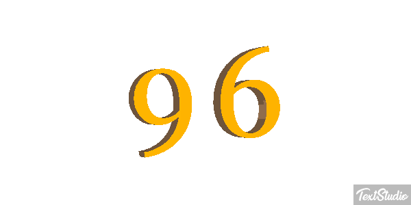 96 Texteffekt