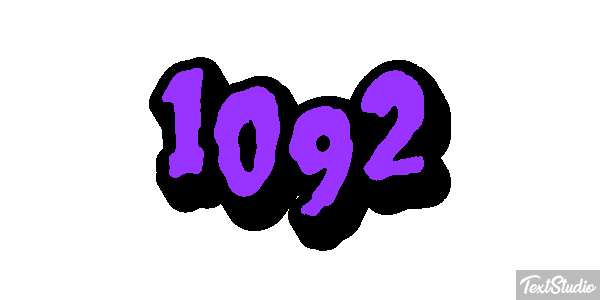 1092 Text effect