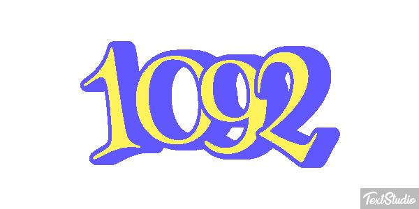 1092 Text effect