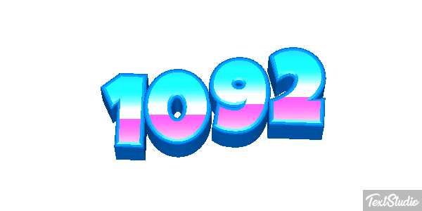1092 Text effect