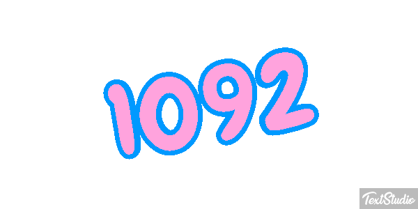 1092 Text effect