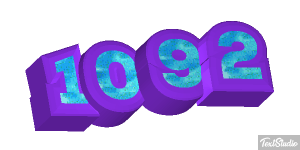 1092 Text effect