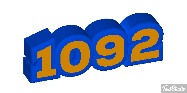 1092 Text effect