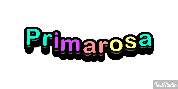 Primarosa Effetto testo