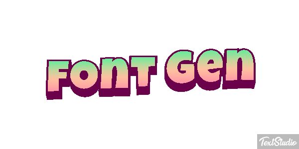 Font Gen テキスト効果