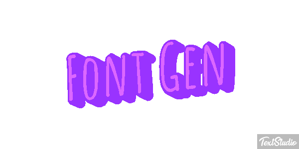 Font Gen テキスト効果