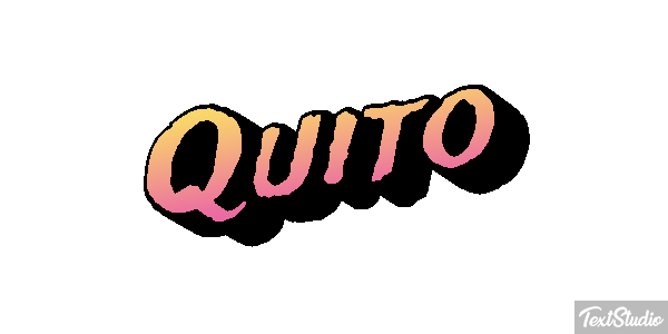 Quito Efekt tekstowy