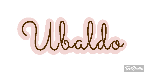 Ubaldo Текстовый эффект