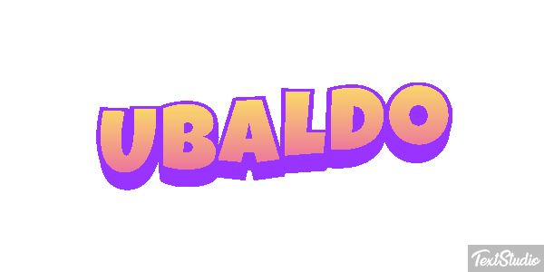 Ubaldo Текстовый эффект