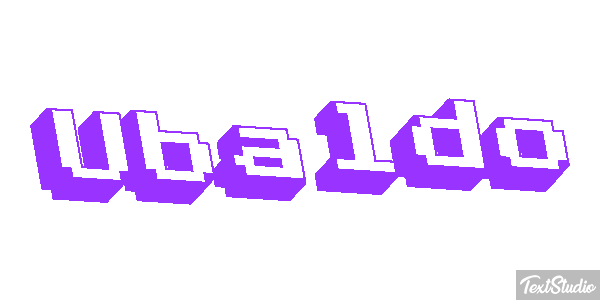 Ubaldo Текстовый эффект
