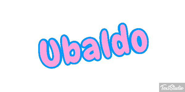 Ubaldo Текстовый эффект