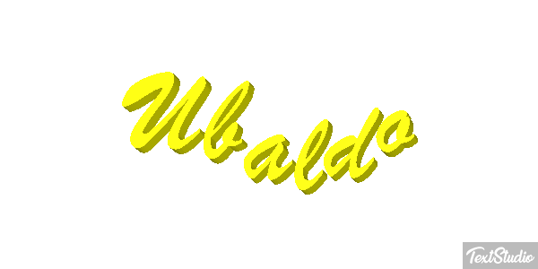 Ubaldo Текстовый эффект