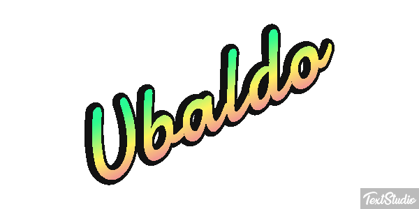 Ubaldo Текстовый эффект