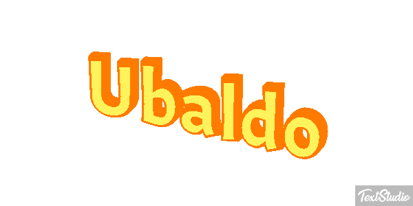 Ubaldo Текстовый эффект