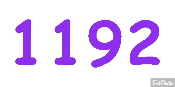 1192 Texteffekt