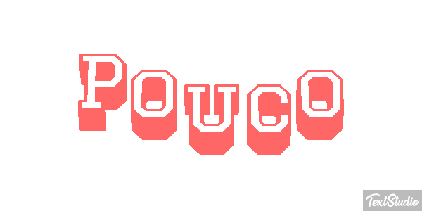 Pouco Effet de texte