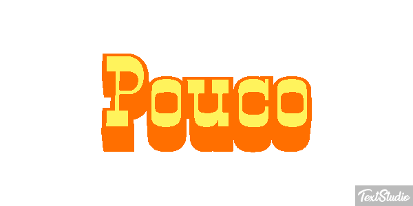 Pouco Effet de texte